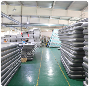 Chất lượng cao sinh thái thân thiện Inflatable Thể dục dụng cụ MAT Yoga TUMBLING Mat phòng tập thể dục sàn nhà phòng tập thể dục Inflatable không khí theo dõi không khí mat - Product Image 6