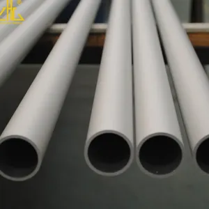 ZHONGLIAN-tubos redondos de aluminio, 6061, 6063, 6mm a 300mm, plata anodizada