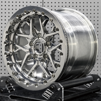 Jantes forgées Dustom pour la course de dragster, pour Ford Mustang, Chevrolet Camaro 6x5. 5 roues en aluminium 6061T6 Chevrolet de 18, 19 et 20 pouces usinées CNC