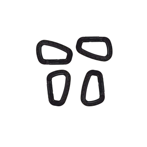 Đen POM nhiệm vụ nặng nề không thấm nước nhỏ chống trượt grip xử lý với lỗ gắn cho trường hợp hành lý phụ kiện phần cứng - Product Image 4