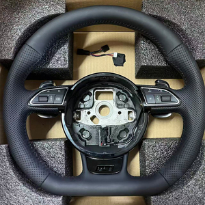 Volante HXHY in fibra di carbonio e pelle Alcantara personalizzato per <span class=keywords><strong>Audi</strong></span> <span class=keywords><strong>RS</strong></span> A3 A4L A5 A6L A7 A8 Q3 Q5 Q7 S3 S4 S5 RS3 RS4 - Product Image 1