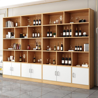 Meuble de présentation pour vin rouge, étagère de séparation pour salon, pour vin, thé, cigarettes, meuble de sol pour la maison, sans peinture
