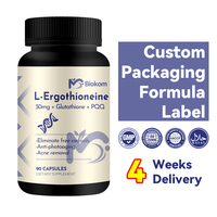 Offre Spéciale : Capsules de L-Ergothionéine avec PQQ et Vitamine C – Antioxydant Naturel Puissant pour la Santé Cellulaire et un Vieillissement Sain