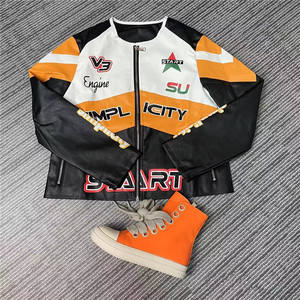 K210-new à la mode automne mode 2023 printemps motard veste en cuir pour femmes veste de moto - Product Image 6