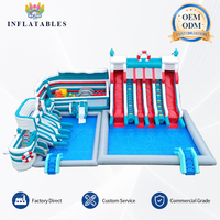 Parc d'attractions gonflable personnalisé Airfunpro, écologique, en bâche PVC, pour adultes et enfants, jeux aquatiques en plein air