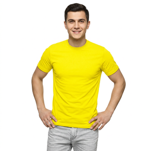 T-shirts personnalisés 100 % coton en gros pour hommes – Collection été à prix d'usine, service OEM, manches longues, vierges pour sublimation - Product Image 1