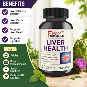 Wholesale Shecome <b>Liver</b> Health <b>Supplement</b> Manufacturer Vegan for <b>Liver</b> and Digestive Support 60 <b>Liver</b> Health Capsules - Product Image 4
