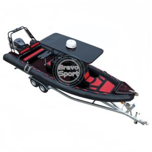 Barco <span class=keywords><strong>de</strong></span> <span class=keywords><strong>Pesca</strong></span> Económico <span class=keywords><strong>de</strong></span> 26 Pies con Casco <span class=keywords><strong>de</strong></span> Aluminio, Diseño Inflable <span class=keywords><strong>de</strong></span> Hypalon/PVC, Certificado CE, para Entusiastas <span class=keywords><strong>de</strong></span> la <span class=keywords><strong>Pesca</strong></span> con Viaje Cómodo - Product Image 1