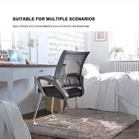 Chaise de visiteur pour salle de conférence, ergonomique, en maille, pour banque, hôpital, utilisation en conférence – Meilleure vente