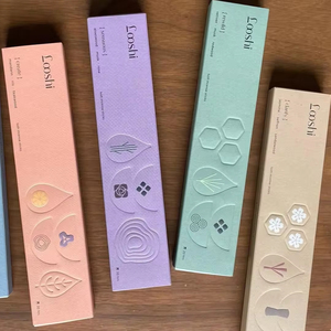 Luxury Art Paper Reed Diffuser Sticker <strong>Incense</strong> Paper Packaging <strong>Box</strong> with Custom Logo Printing - Product Image 1