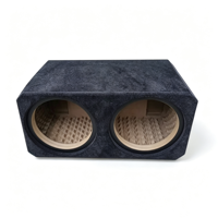 Caisse vide en MDF pour subwoofer de voiture double bobine 12 pouces DC 12V, 100W RMS, pour modification de coffre de voiture