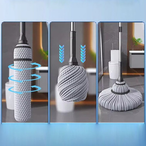 No-Hand-Wash Spin <strong>Mop</strong> <strong>Pro</strong> - Self-Wringing Bucket Mimics Hand Squeezing | Deep Cleaning for Home Floors - Product Image 2