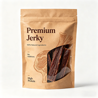 Sachet Doypack Imprimé Personnalisé en Feuille Métallique pour Snacks Premium, Café et Aliments pour Animaux