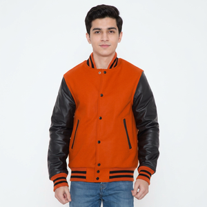 2025 Custom Design Wool Material Women's Crop Varsity Jacket High Street 100% Breathable Waterproof Stand Collar Embroidery - Product Image 1