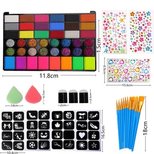 Kit professionale di 42 colori Non tossici per la pittura del viso di Halloween Cosplay Party Makeup <span class=keywords><strong>Art</strong></span> dipinge forniture per la pittura del corpo - Product Image 2
