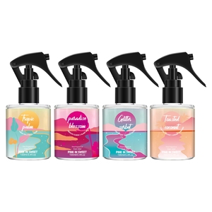 น้ำหอมฉีดผมสำหรับผู้หญิง PINK Sweet 100 มล. กลิ่นหอมติดทนนาน เป็นมิตรต่อสิ่งแวดล้อม กลิ่นผลไม้และดอกไม้ กลิ่นสับปะรด วานิลลา มะพร้าว กุหลาบ - Product Image 6