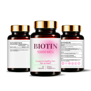 Capsules de biotine à haute puissance, formule personnalisée OEM, avec des ingrédients nutritionnels essentiels, capsules de biotine pour les <span class=keywords><strong>cheveux</strong></span>, la peau <span class=keywords><strong>et</strong></span> les ongles - Product Image 3
