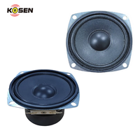 Speaker Bluethood 3-Inci Mini Kotak Besi Magnet Eksternal 4 Ohm 10W Speaker Fullrange Multimedia Loudspeaker Driver