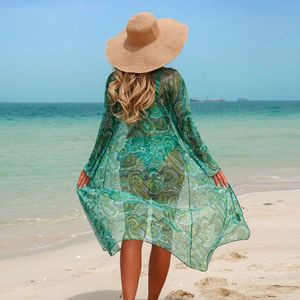 RUIQUWIN 2026 Conjunto de Bikini de 3 Piezas para Mujer, Verano, Estampado Floral, Secado Rápido, Protección Solar, Mangas Largas, Sujetador Push-Up, Ropa de Playa Ecológica - Product Image 3