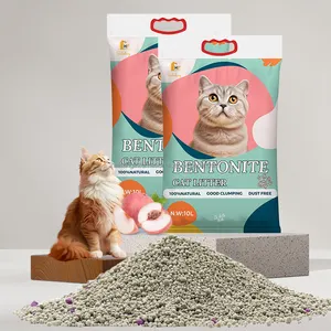 Supplier OEM Strong Clumping Easy Clean Dust Free Premium Bentonite Cat Litter