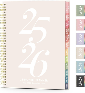 Tùy chỉnh in ấn 2026 hàng tuần và hàng tháng chương trình nghị sự lập kế hoạch và Tạp Chí máy tính xách tay A5 A4 A6 xoắn ốc Ngân Sách hàng ngày kế hoạch máy tính xách tay - Product Image 1