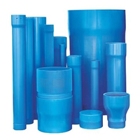 Tuyau de puits en PVC à haute rigidité, DN150, 5,4 mm, pour l'irrigation des vergers, forage de puits, tuyau de forage en PVC robuste