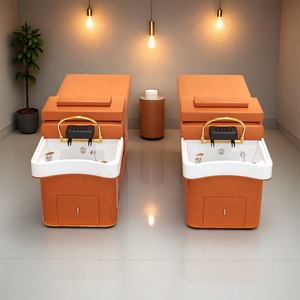 Fauteuils à <span class=keywords><strong>shampoing</strong></span> pour les salons de coiffure, les salons de coiffure et les spas Baignoires blanches pour lits de massage thaïlandais - Product Image 2
