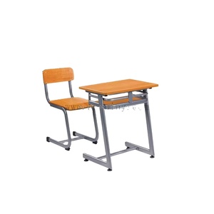 Conjunto de Mesa y Silla para Estudiantes Aoyasi, Muebles Modernos para Aula, Biblioteca, Acero, Garantía de 3 Años, Uso Comercial PT-308K, Estudio - Product Image 1