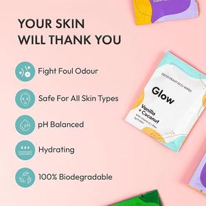 <span class=keywords><strong>Lingettes</strong></span> <span class=keywords><strong>déodorantes</strong></span> anti-transpirantes biodégradables emballées individuellement pour le corps - Product Image 3