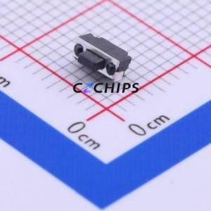 1TS003BBB-2100-3503B-CT Tactile Switch SMD,1.8x4.6mm Switch Single Pole Single Throw Rectangle Button 2.1N Horizontal Mount - Product Image 1