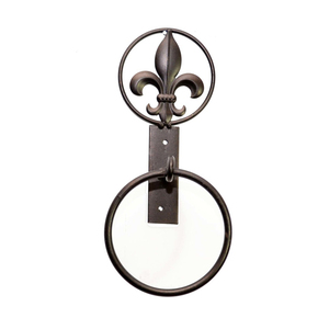 Porte-serviettes de bain étoile en métal, porte-serviettes en fer fait main pour salle de bain et cuisine - Product Image 2