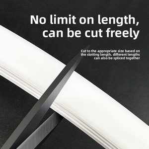 Luz LED flexible de silicona con cubierta, cubierta de silicona independiente, ranura para luz suave integrada con borde - Product Image 4
