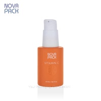 Bouteille de sérum de soin de la peau en verre blanc mat personnalisé de 30ml-60ml pour lotion crème pour le visage et gouttes pour les yeux avec pompe de verrouillage