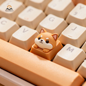 คีย์แคปแบบกลไกพิมพ์ 3 มิติ ด้วยเรซิ่น PBT ลายการ์ตูนสัตว์น่ารัก งานฝีมือระดับพรีเมียม ยี่ห้อ TECHREXY ใช้ได้กับ Nintendo Switch - Product Image 3