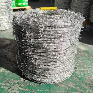 Kawat besi tergalvanis kekuatan tinggi kawat berduri untai ganda tahan benturan untuk perlindungan pagar pasure dan pertanian - Product Image 1
