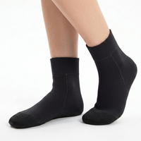 Chaussettes de surf en néoprène imperméables unisexes, couleur unie, antidérapantes, pour la plongée en apnée