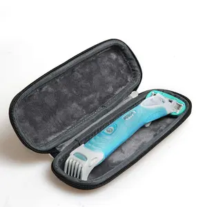 定制硬壳EVA拉链盒适用于Schick Hydro真丝TrimStyle保湿剃须刀便携式女性旅行手提袋
