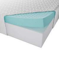 Matelas en mousse personnalisé économique pour hôpitaux, chambres, parcs et prisons, tailles simple/queen/king, en mousse à mémoire de forme et gel, garantie 20 ans
