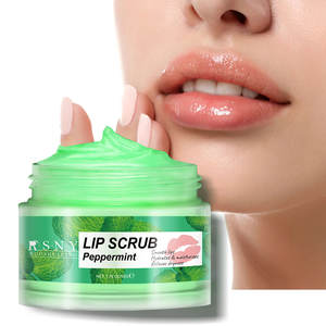 Скраб для губ RSNY Cross Border Export Temu50g с ароматом мяты и лимона, органический, в английской упаковке, увлажняющий, для жирной кожи, срок годности 3 года - Product Image 1