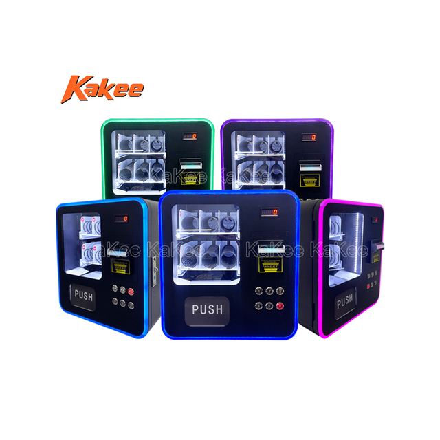 Mini Pokemoned Card Vending Machine with Customized E-payment Dispenses Cigarettes Card Packs Tissues Vending Machine for Retail
