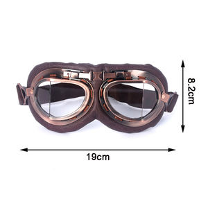 Lunettes de moto rétro, lunettes de cyclisme, lunettes de casque, lunettes de ski, de skate, de snowboard, VTT, accessoires moto - Product Image 5