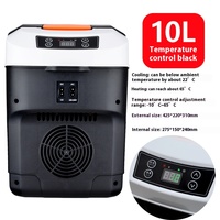 Mini réfrigérateur portable 12V 24V double usage pour voiture et maison, pour camion et usage domestique, livraison directe transfrontalière