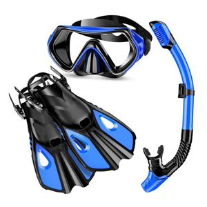 Set <span class=keywords><strong>da</strong></span> Nuoto e Immersione Personalizzato Colorato a Prezzo all'Ingrosso, Attrezzatura per Sport Acquatici, Pinne, Maschera e Boccaglio - Product Image 1