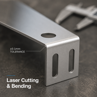 Usinage CNC de précision, service professionnel de découpe laser CNC de précision, supports personnalisés en acier et aluminium, composants OEM