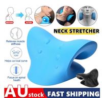 Collier de chiropratique en gros pour soulager la douleur au cou, masseur, coussin de traction cervicale, appareil de relaxation des épaules et étireur de cou