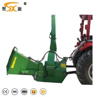 BX92R PTO Traktor Mesin Pemotong Kayu Kayu Chipper Kayu Crusher