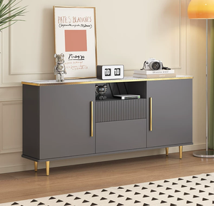 Juego <span class=keywords><strong>de</strong></span> Mesa <span class=keywords><strong>de</strong></span> Centro y Mueble para TV <span class=keywords><strong>de</strong></span> Madera Sólida - Mueble Multimedia Minimalista <span class=keywords><strong>de</strong></span> Lujo Ligero para Salas <span class=keywords><strong>de</strong></span> Estar, Dormitorios y Casas Pequeñas - Product Image 4