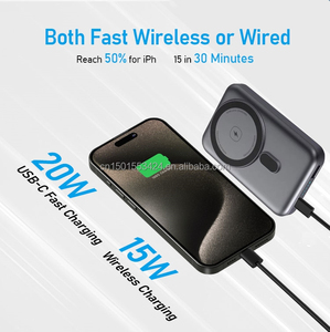 <span class=keywords><strong>Batterie</strong></span> <span class=keywords><strong>externe</strong></span> magnétique 22.5w <span class=keywords><strong>20000mah</strong></span> 10000mah 5000mah Charge rapide sans fil 15W Sortie USB-C PD 20W <span class=keywords><strong>Batterie</strong></span> - Product Image 6