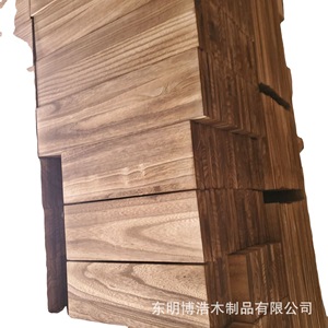 Tablas de Madera Maciza Bohao, 430*150*15mm, Madera de Paulownia Quemada, Acabado Antiguo - Product Image 5