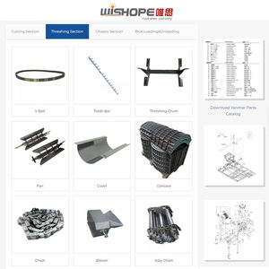 Nouveau et d'<span class=keywords><strong>occasion</strong></span> Aw70 Harvester Yh850 Cheap AW 70 550X90X54 chenille en caoutchouc/chenille pour les fermes - Product Image 6